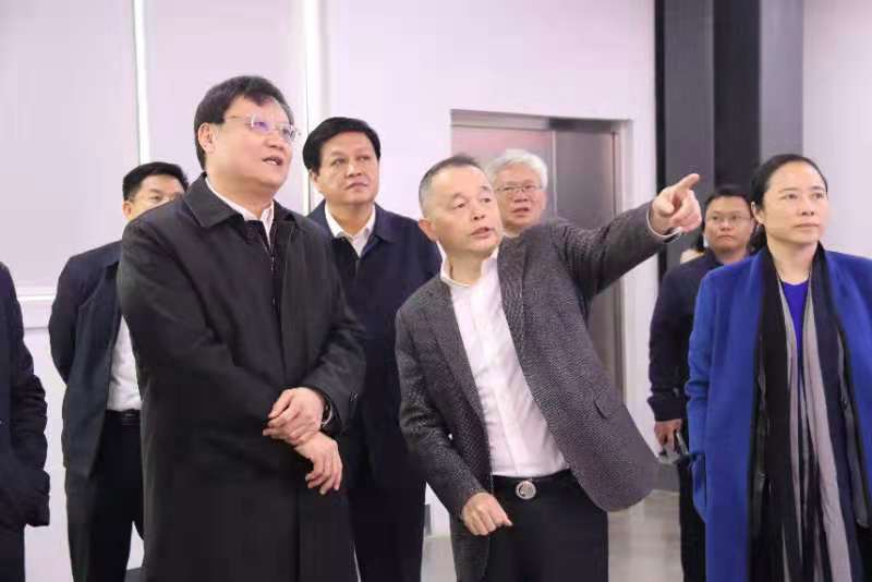 湖南省委常委、省國資委書記等赴邵陽調研國資國企工作方案考察團來我公司調研