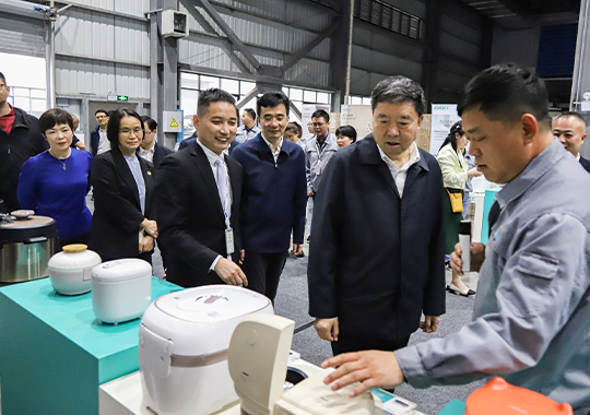 湖南省政協主席毛萬春到企視察